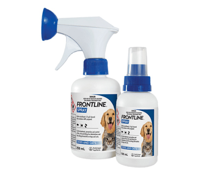 frontline spray cat dog