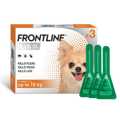 frontline plus dog up to 10kg