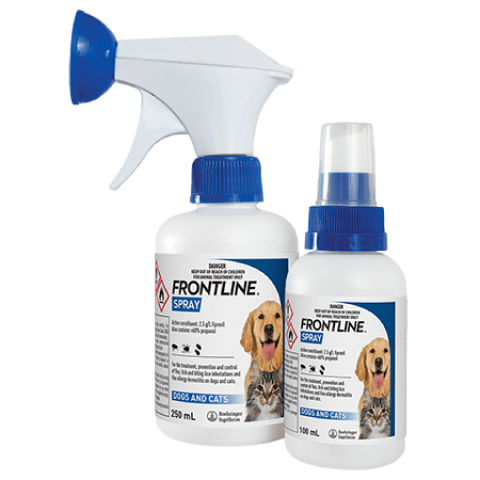 frontline spray cat and dog